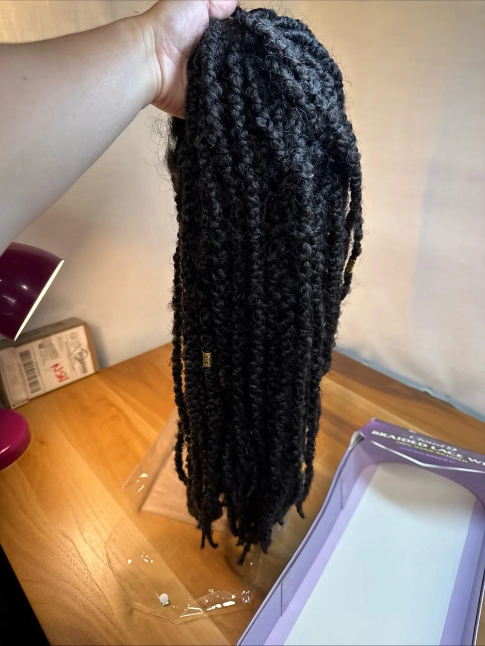 New Sensationnel Cloud 9 / 4X4 Braided Lace Wig Mermaid Box Braid 30